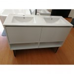 Wall Hung Vanity Poli Series 1200mm Double White